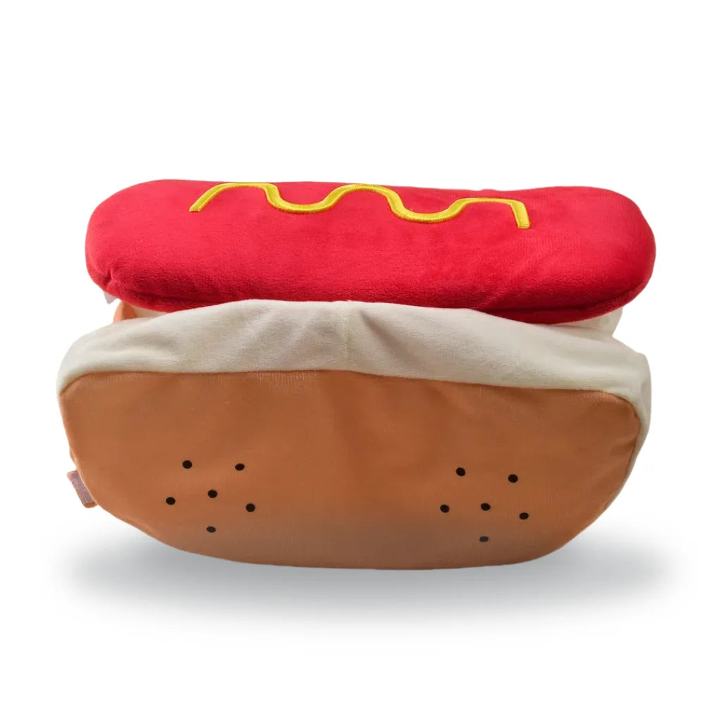 Funny Hot Dog Halloween Costume - Adjustable Pet Costume for Dogs & Cats