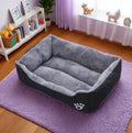 Bite-Resistant Plush Dog Bed - Non-Slip Sleeping Mat for All Sizes