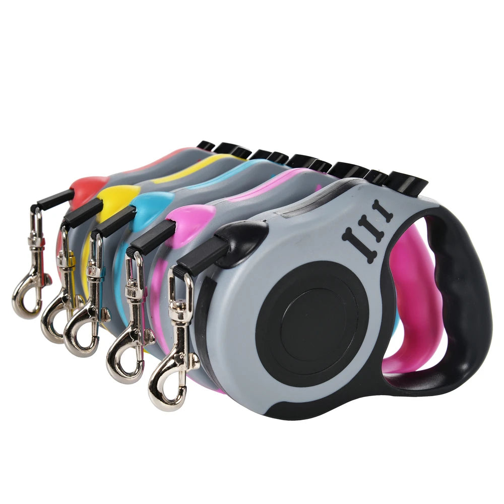 Automatic Retractable Dog Leash - Nylon Lead for Walking & Hiking