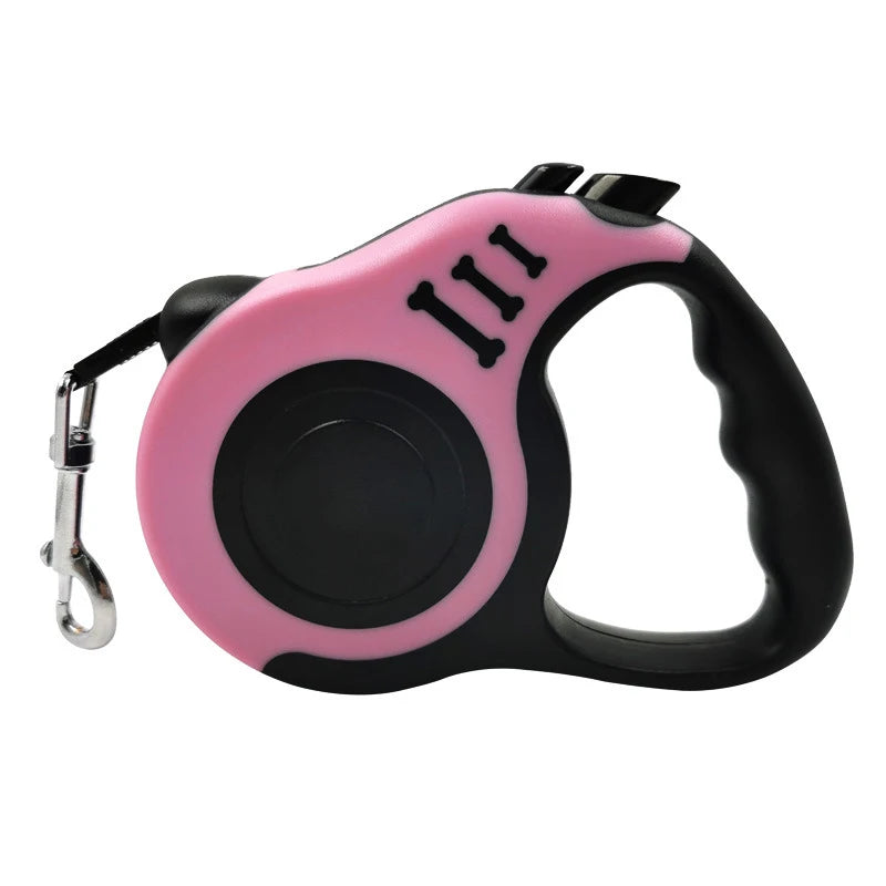 Automatic Retractable Dog Leash - Nylon Lead for Walking & Hiking