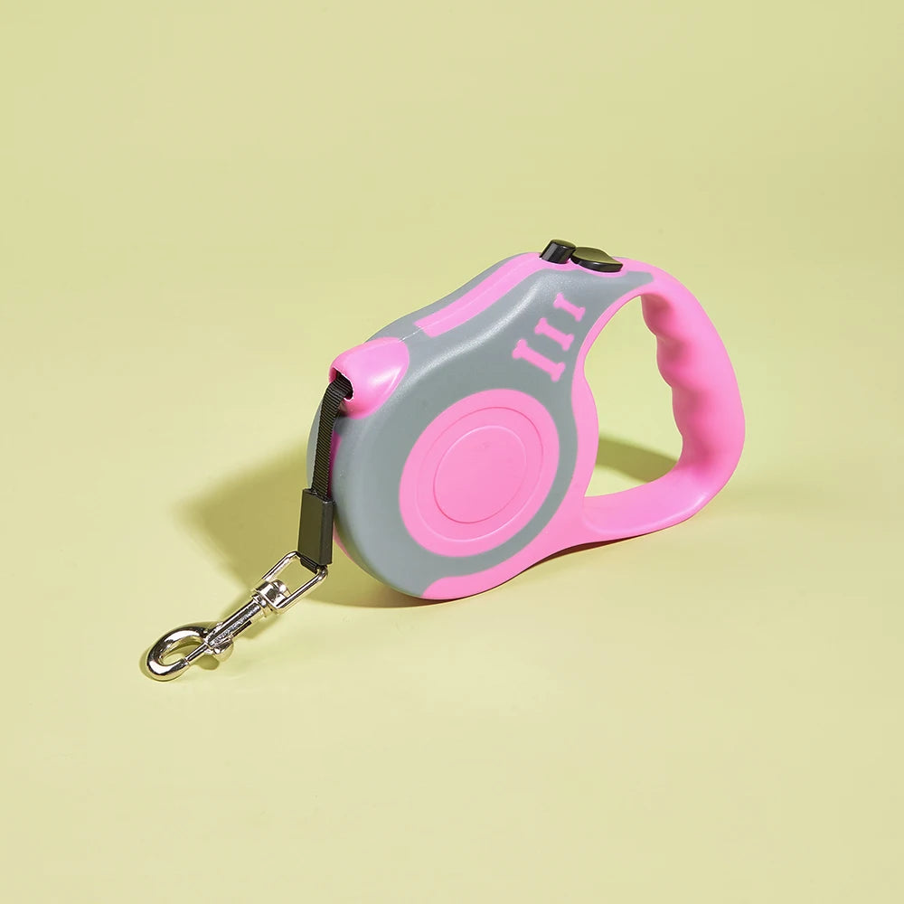 Automatic Retractable Dog Leash - Nylon Lead for Walking & Hiking
